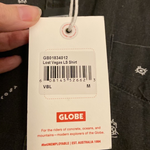 Globe Brand Lost Vegas Shirt Size S - Picture 3 of 9